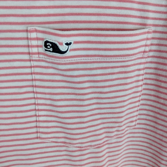Vineyard Vines | Pink White Stripe Polo - H2 - Picture 3 of 5
